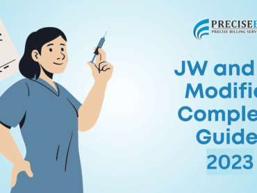 Illustration of JW and JZ modifier codes for medical billing.